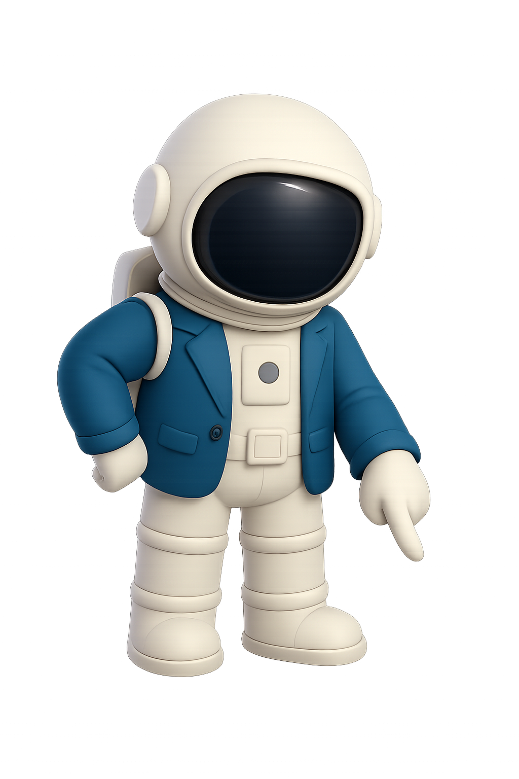 Illustration eines Astronauten als 22Orbit Maskottchen